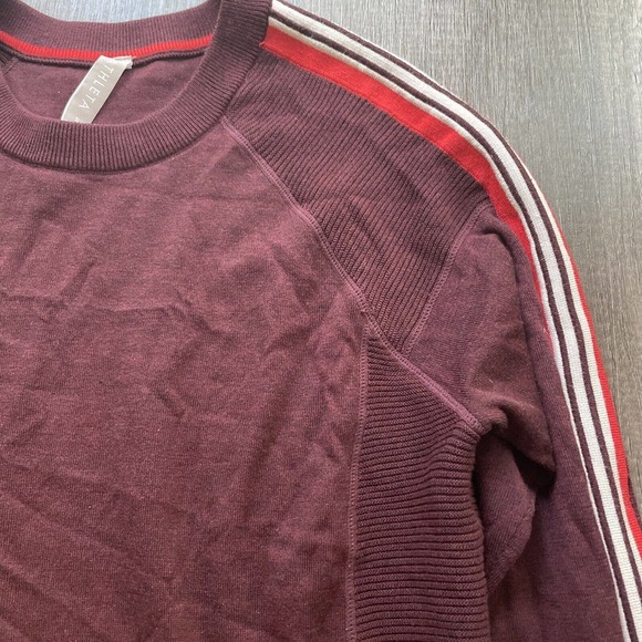 Athleta Merino Wool Blend Sweater Canyon Color Block Apres Ski Women Small - Picture 3 of 7